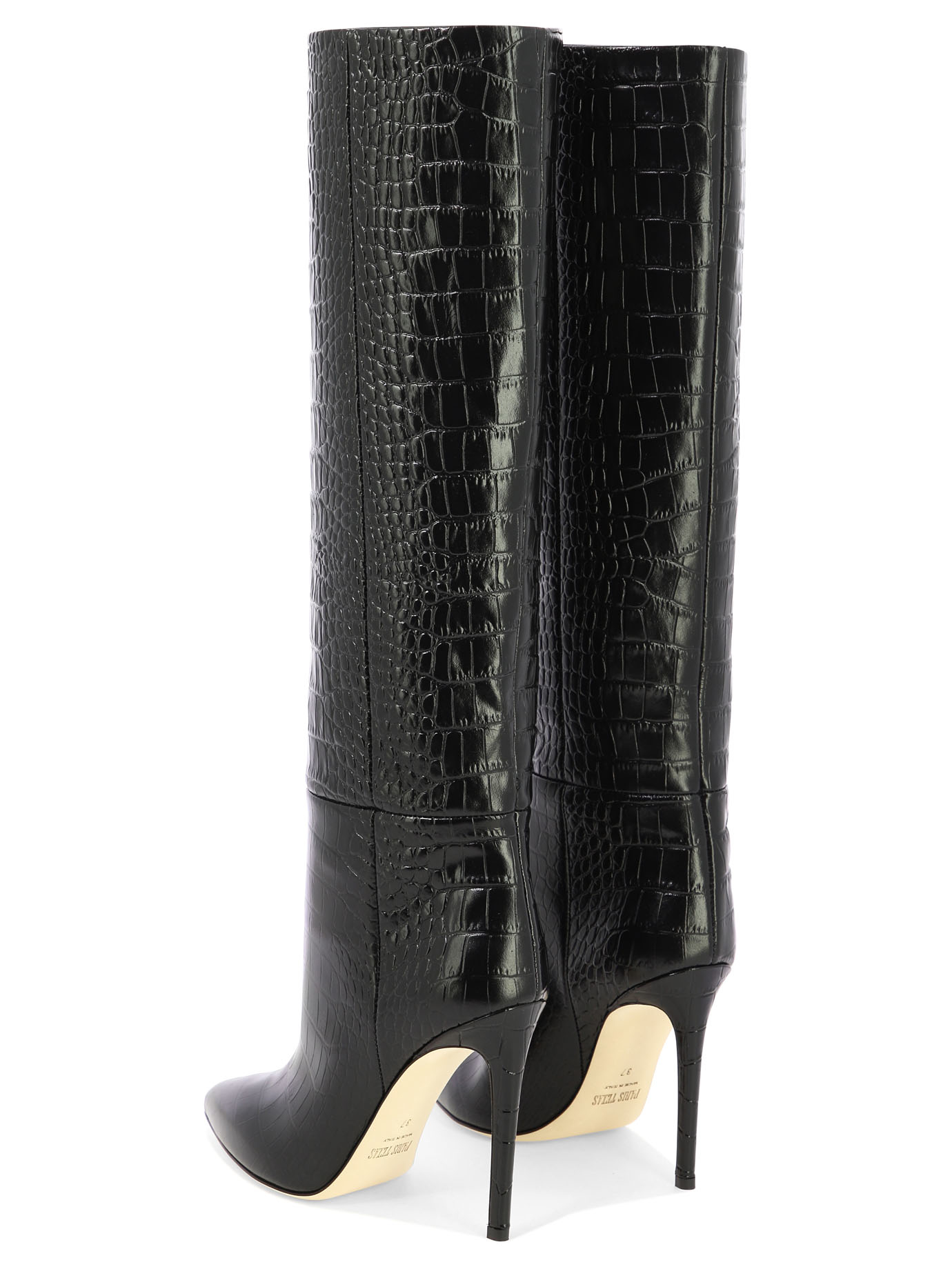 PARIS TEXAS Embossed Croco boots